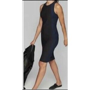 Athleta en Route Women's Dress Black & Navy Blue Size Small